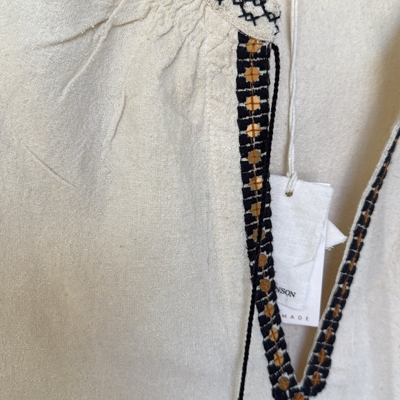 Ulla Johnson Textured Silk Embroidered V-Neck Sleeveless
Tank Blouse Cream 4 NEW - Picture 15 of 15